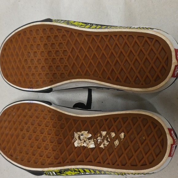 Vans Ward Dino Checkerboard T Rex Old Skool Low Skate Shoes Sneakers Size 5y - Picture 9 of 12